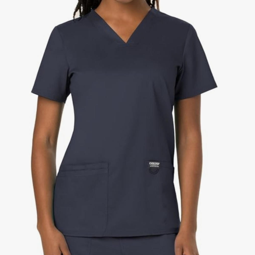 Cherokee Pewter women scrub top